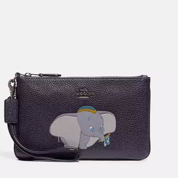 Coach Handbags - Disney X Coach Small Wristlet With Dumbo Motif